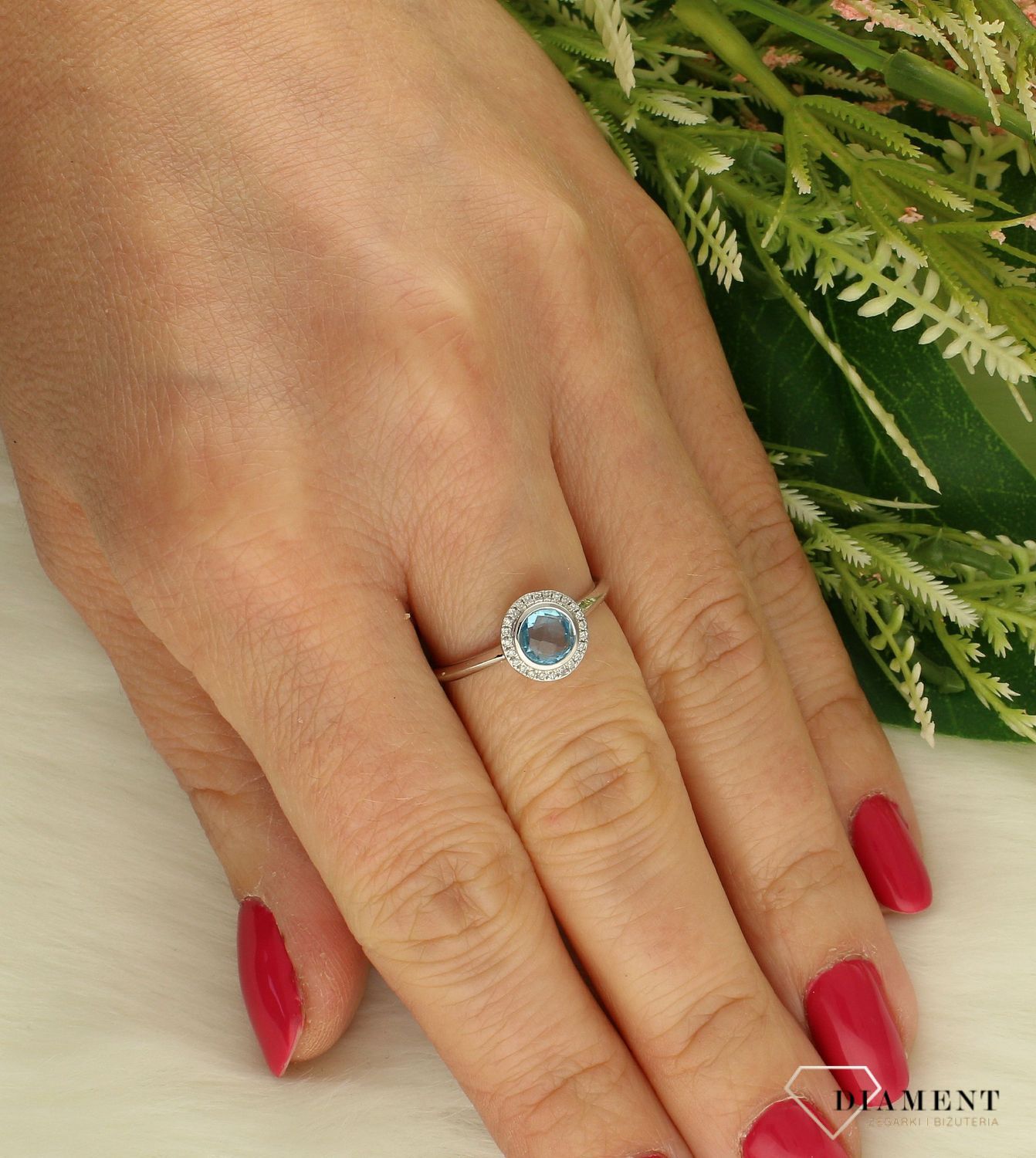 Pierścionek z białego złota DIAMENT, topaz i diamenty 0660027051 HSI.  (4).jpg